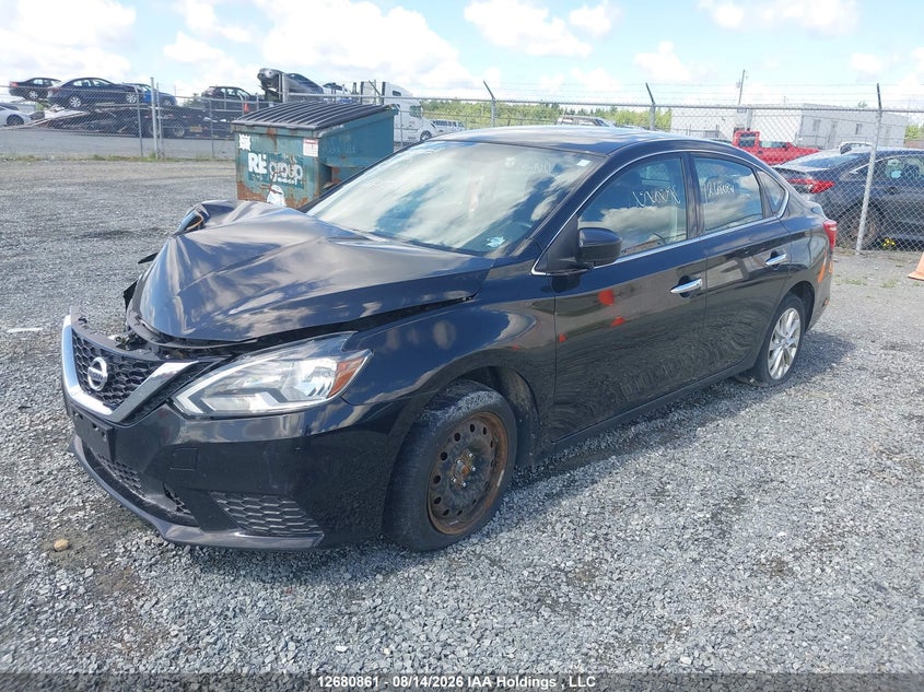 2018 Nissan Sentra 1.8 S/1.8 Sv/1.8 Sv Midnight Edition, Front, IAAI, VIN 3N1AB7AP2JY250787 — photo 2
