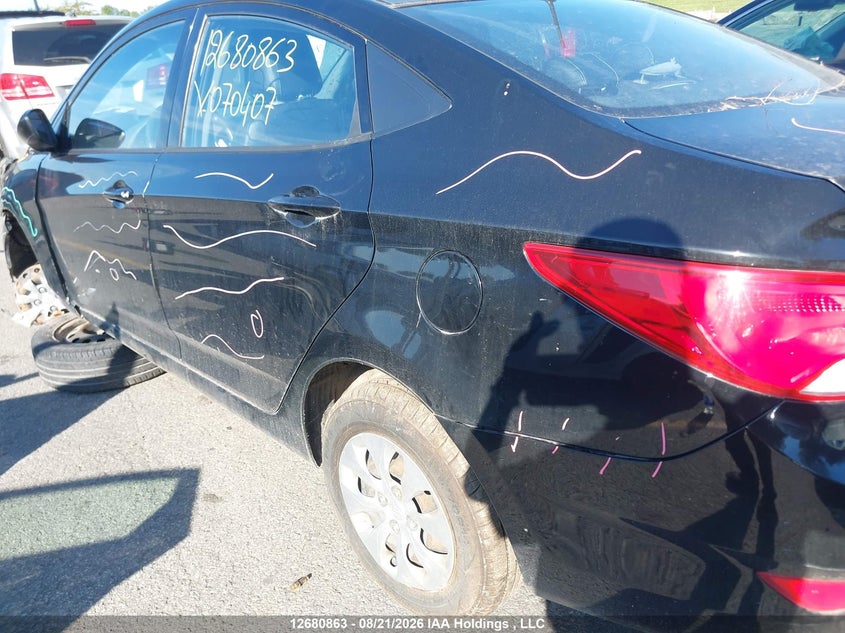 2016 HYUNDAI ACCENT SEDAN 1.6L I-4 DI, DOHC, VVT, 137HP