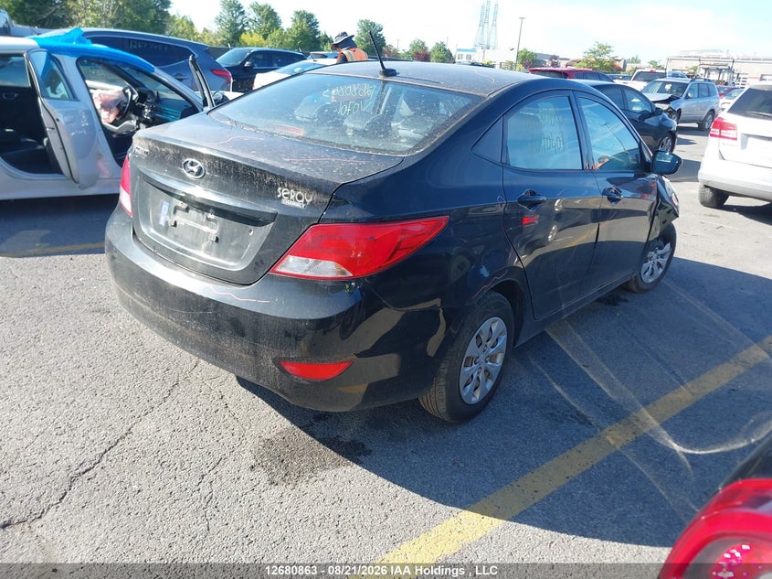2016 HYUNDAI ACCENT SEDAN 1.6L I-4 DI, DOHC, VVT, 137HP