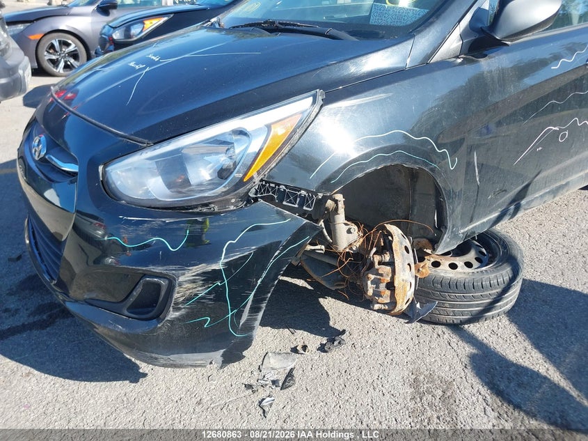 2016 HYUNDAI ACCENT SEDAN 1.6L I-4 DI, DOHC, VVT, 137HP