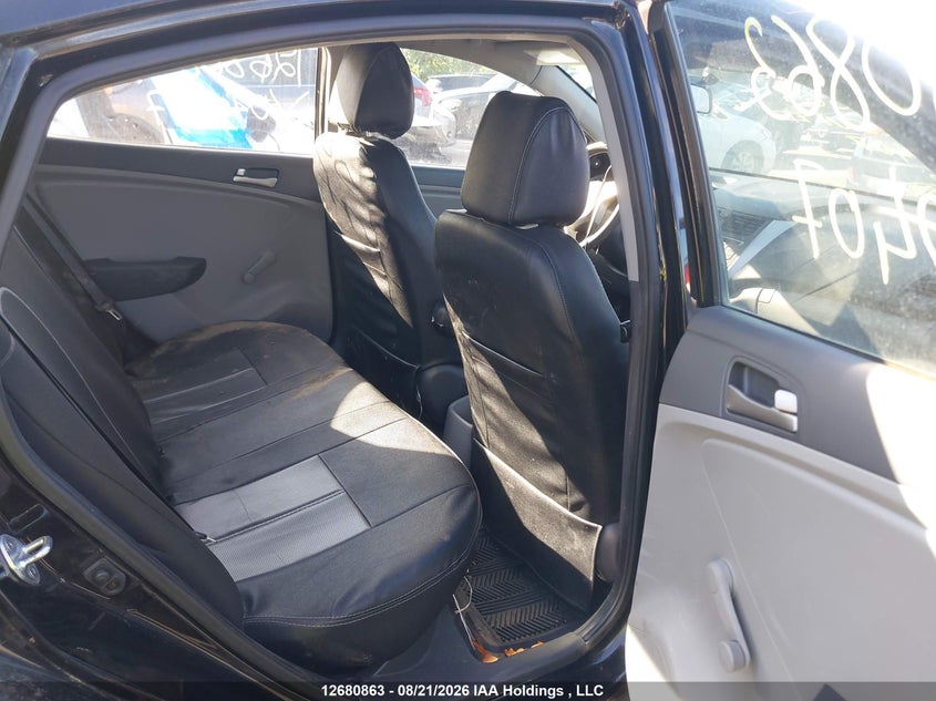 2016 HYUNDAI ACCENT SEDAN 1.6L I-4 DI, DOHC, VVT, 137HP
