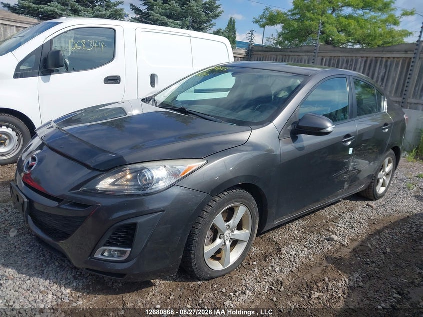 2010 Mazda 3, Левый бок, IAAI, VIN JM1BL1S51A1171219 — фото 2