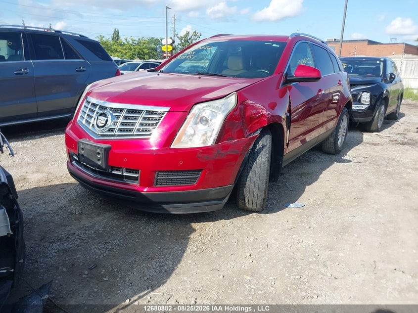 2014 Cadillac SRX, Левый бок, IAAI, VIN 3GYFNEE36ES538451 — фото 2
