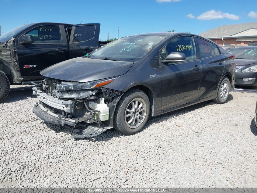 2022 Toyota Prius Prime Le/Xle/Limited, Front, IAAI, VIN JTDKAMFP9N3202620 — photo 2