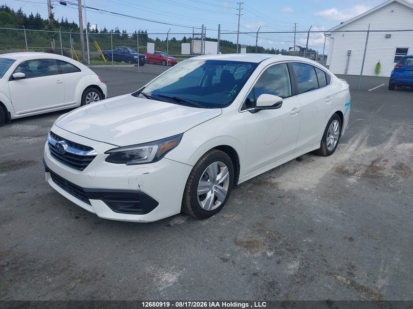 2020 Subaru Legacy Convenience, Rear, IAAI, VIN 4S3BWDA6XL3011933 — photo 2