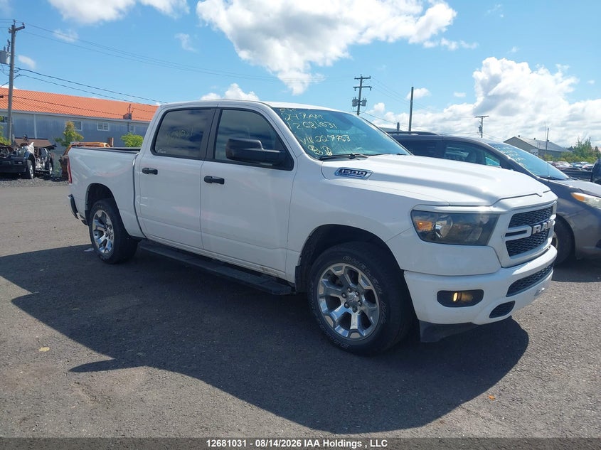 2024 Ram 1500 Tradesman, Repossession, IAAI, VIN 1C6SRFGTXRN227768