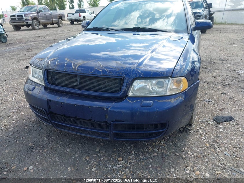 2001 AUDI S4 SEDAN 2.7L V-6 DOHC, VVT, TURBO, 250HP