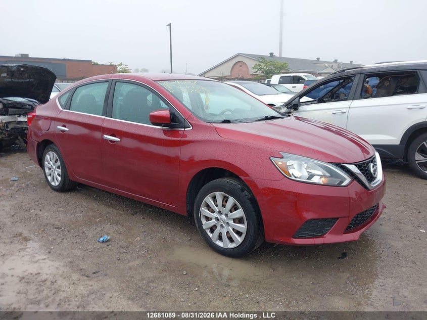 2018 Nissan Sentra 1.8 S/1.8 Sv/1.8 Sv Midnight Edition, Левый бок, IAAI, VIN 3N1AB7AP5JY307533