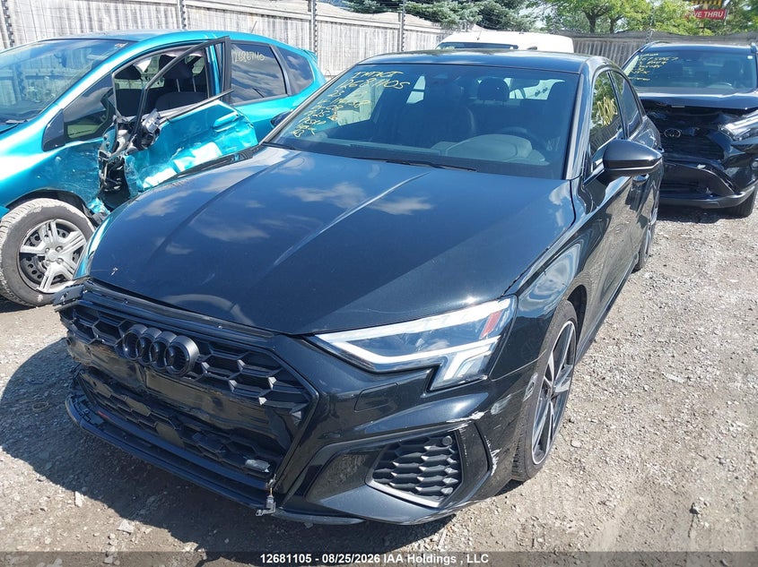 2023 Audi S3, Front, IAAI, VIN WAUJ3CGY2PA114138 — photo 2