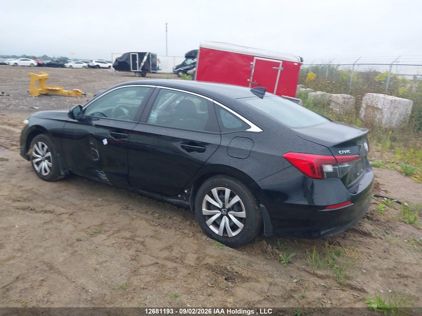 Vin: 2hgfe2f27nh127753, lot: 3085257, honda civic 20223