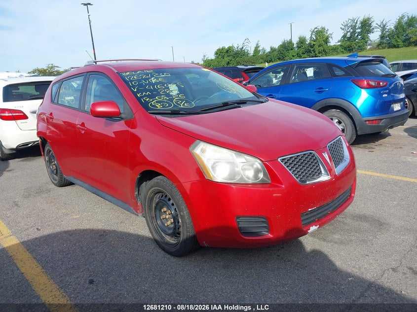 2010 Pontiac Vibe, Right Rear, IAAI, VIN 5Y2SP6E0XAZ416425