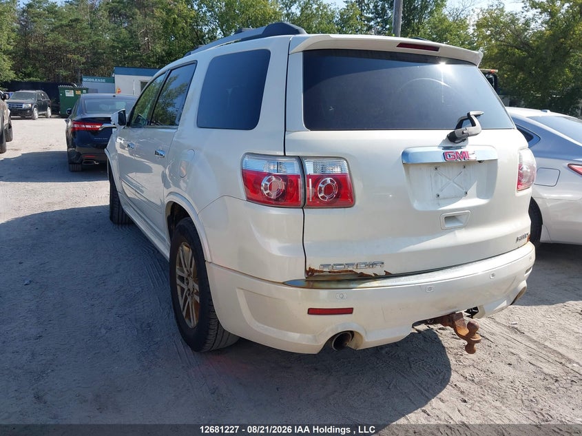 Vin: 1gkkvtedxbj337932, lot: 3085292, gmc acadia denali 20113