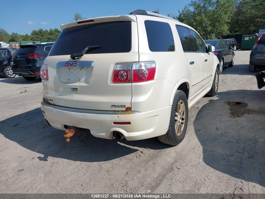 Vin: 1gkkvtedxbj337932, lot: 3085292, gmc acadia denali 20114
