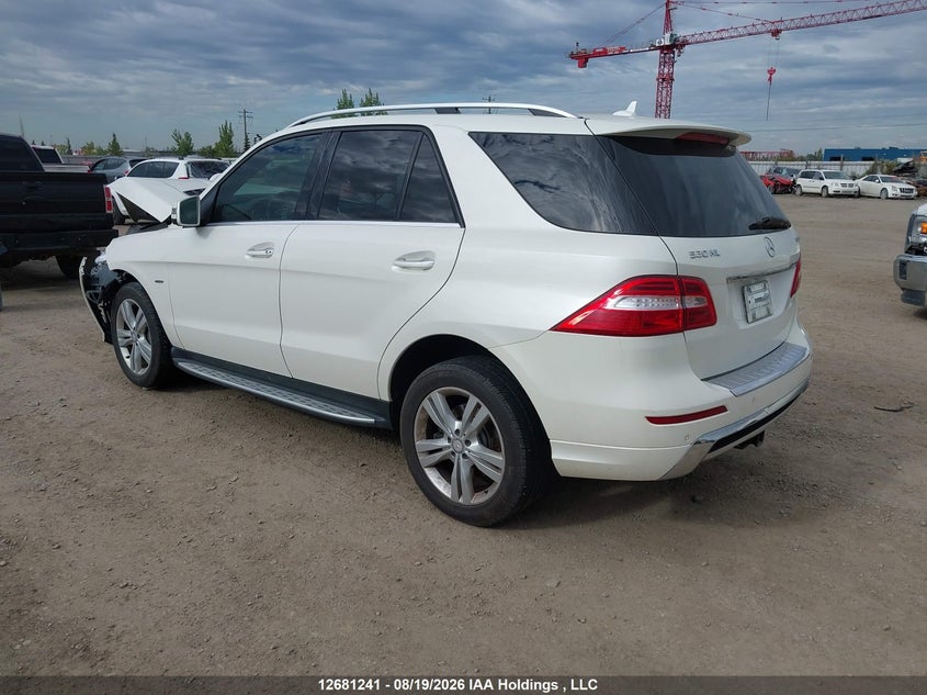 Vin: 4jgda2eb8ca037070, lot: 3085307, mercedes-benz ml 350 bluetec 20123