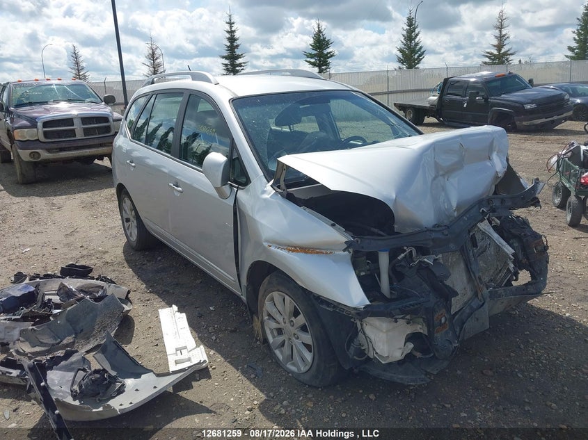 2012 Kia Rondo Ex/Ex-Premium, Удар спереду, IAAI, VIN KNAHH8A85C7402071