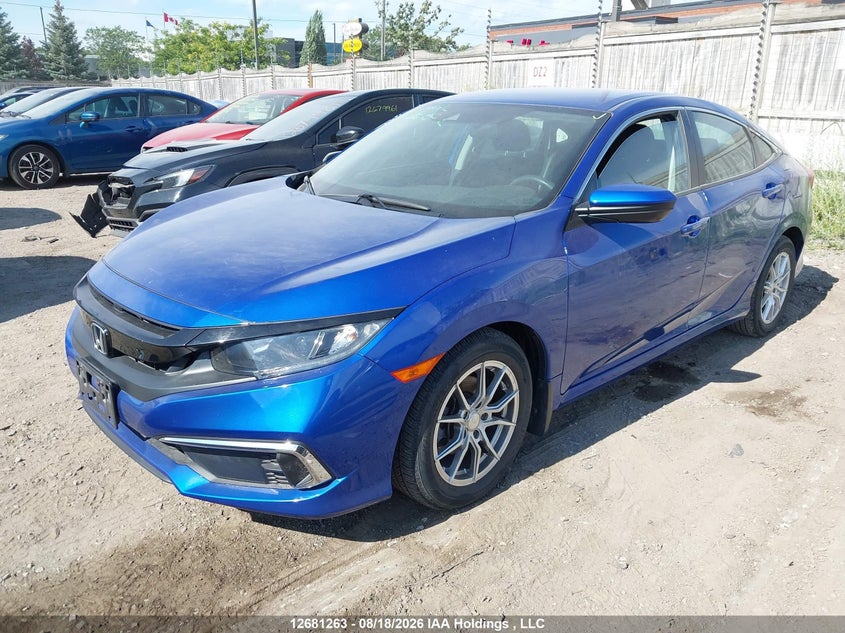Vin: 2hgfc2f59kh037306, lot: 3085329, honda civic lx 20192