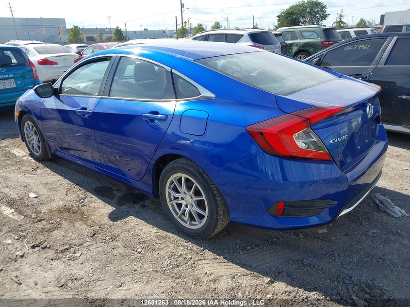 Vin: 2hgfc2f59kh037306, lot: 3085329, honda civic lx 20193