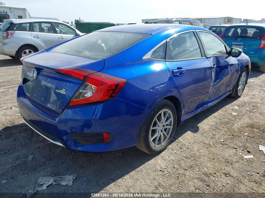 Vin: 2hgfc2f59kh037306, lot: 3085329, honda civic lx 20194