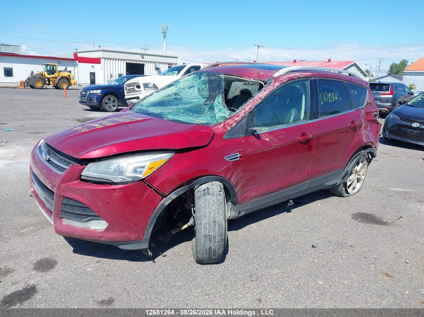 Vin: 1fmcu9j91fuc46507, lot: 3085330, ford escape titanium 20152