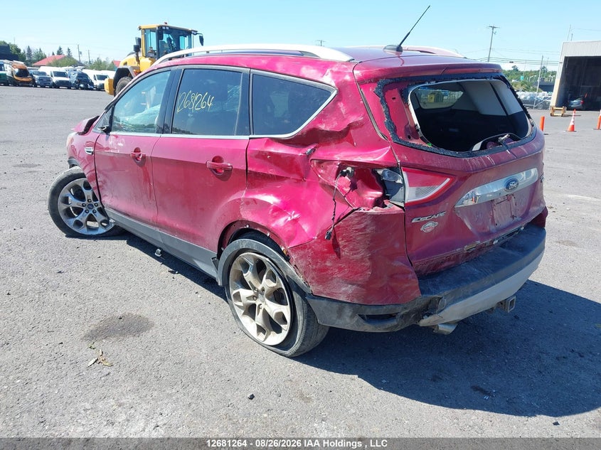 Vin: 1fmcu9j91fuc46507, lot: 3085330, ford escape titanium 20153