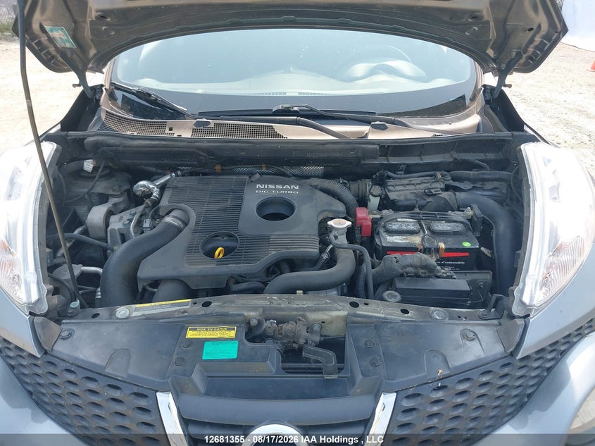 2012 NISSAN JUKE SPORT UTILITY VEHICLE 1.6L I-4 DI, DOHC, VVT, TURBO, 188HP
