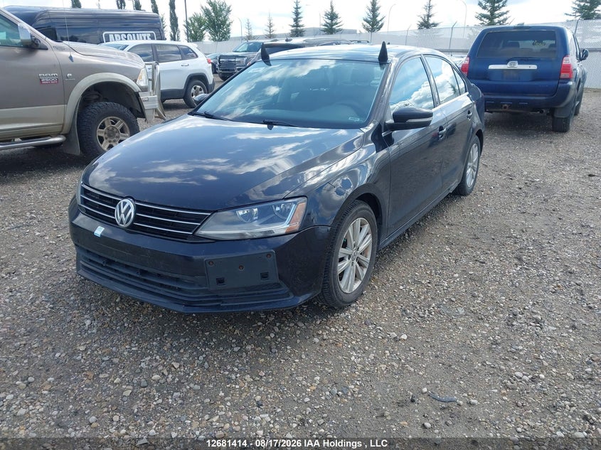 2017 Volkswagen Jetta, Front, IAAI, VIN 3VWDB7AJ2HM381576 — photo 2