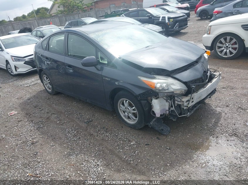 2013 Toyota Prius, Удар спереду, IAAI, VIN JTDKN3DUXD5599829