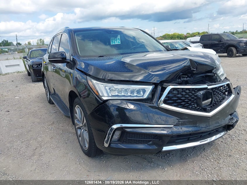 2017 Acura Mdx Advance, Удар спереди, IAAI, VIN 5FRYD4H85HB503477