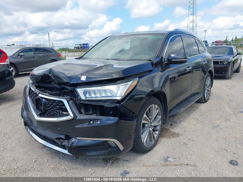 2017 Acura MDX, Удар спереди, IAAI, VIN 5FRYD4H85HB503477 — фото 2