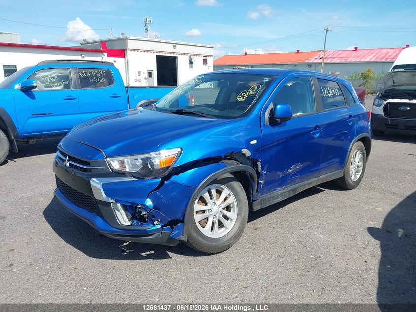 2019 Mitsubishi Rvr, Front, IAAI, VIN JA4AJ3AU8KU601957 — photo 2