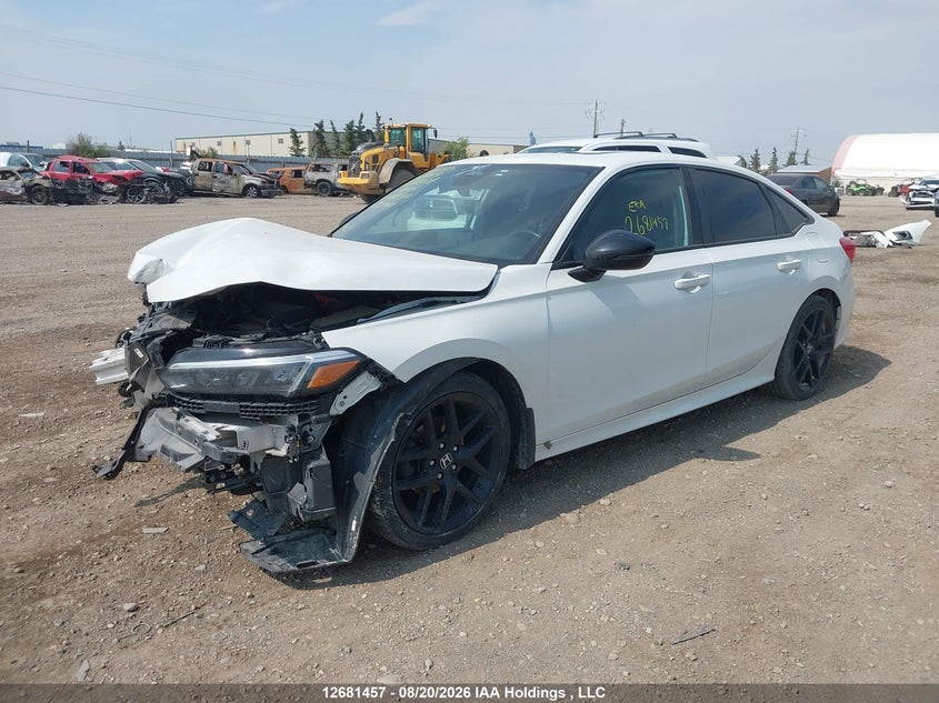 Vin: 2hgfe2f57nh108808, lot: 3085526, honda civic sedan 20222