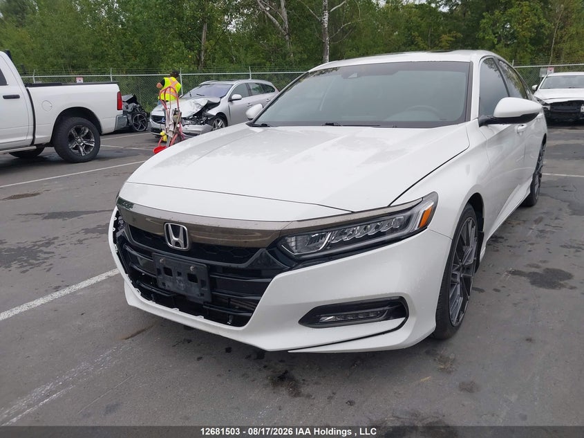 2019 Honda Accord Sport 1.5T, Front, IAAI, VIN 1HGCV1E34KA802377 — photo 2