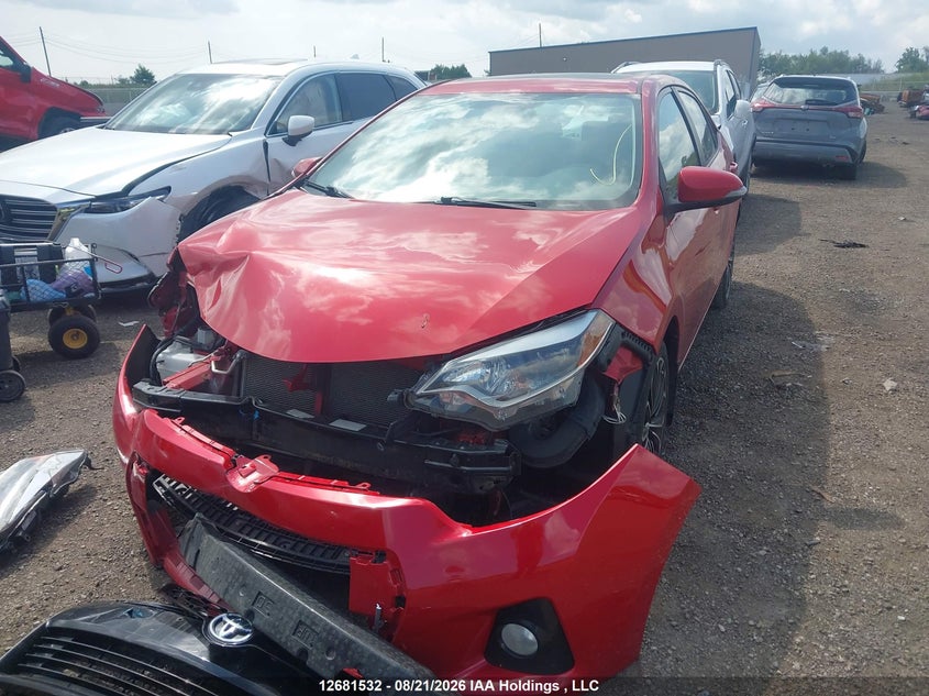 2014 Toyota Corolla, Удар спереди, IAAI, VIN 2T1BURHE0EC161284 — фото 2