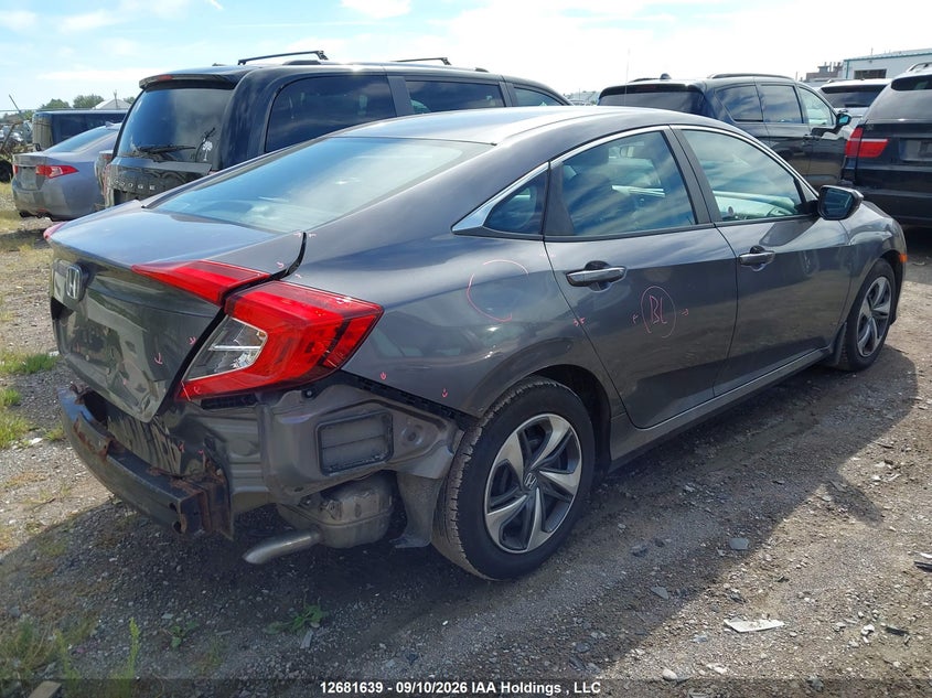 Vin: 2hgfc2f50kh039266, lot: 3085769, honda civic lx 20194