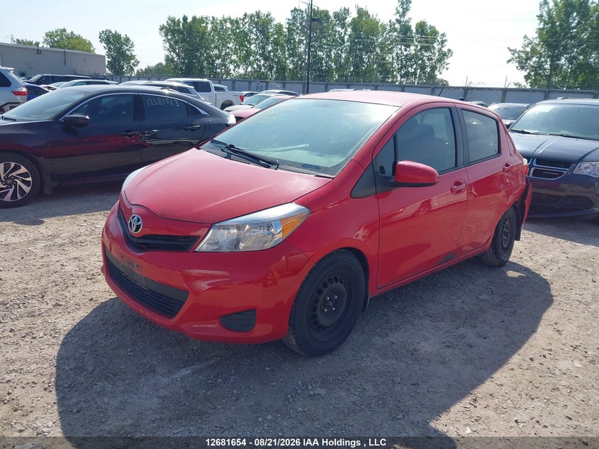 2014 Toyota Yaris, Лівий бік, IAAI, VIN VNKKTUD35EA006669 — фото 2