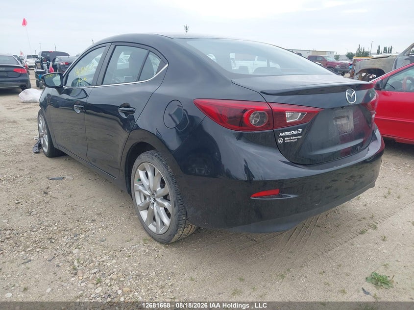 Vin: jm1bm1w34g1296004, lot: 3085810, mazda 3 touring 20163