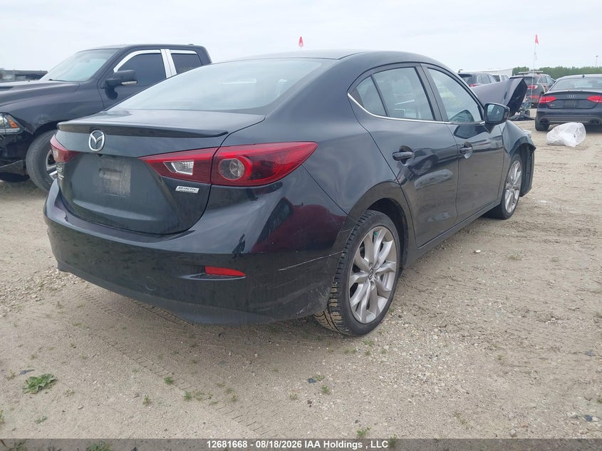 Vin: jm1bm1w34g1296004, lot: 3085810, mazda 3 touring 20164