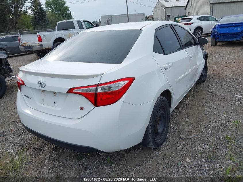 Vin: 2t1burhe7fc246737, lot: 3085814, toyota corolla 20154