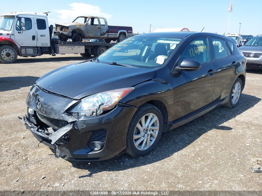 2013 Mazda 3, Front, IAAI, VIN JM1BL1L74D1759393 — photo 2