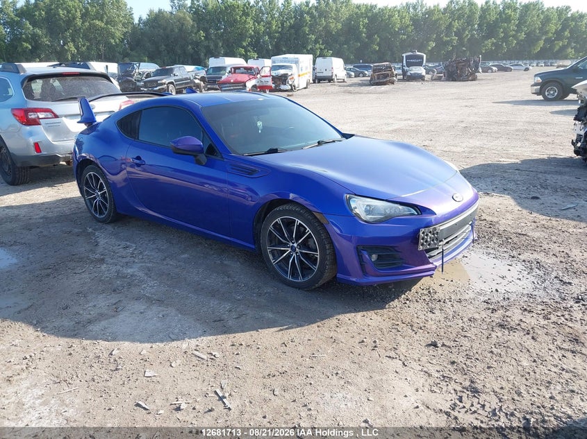 2018 Subaru Brz Sport-Tech, Затопление, IAAI, VIN JF1ZCAC17J8603397