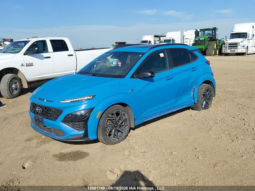Vin: km8k5ca34nu793612, lot: 3085891, hyundai kona limited 20222