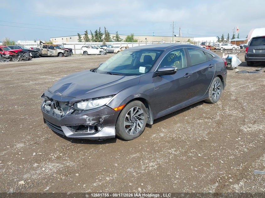 2016 Honda Civic, Удар спереду, IAAI, VIN 2HGFC2F70GH010309 — фото 2