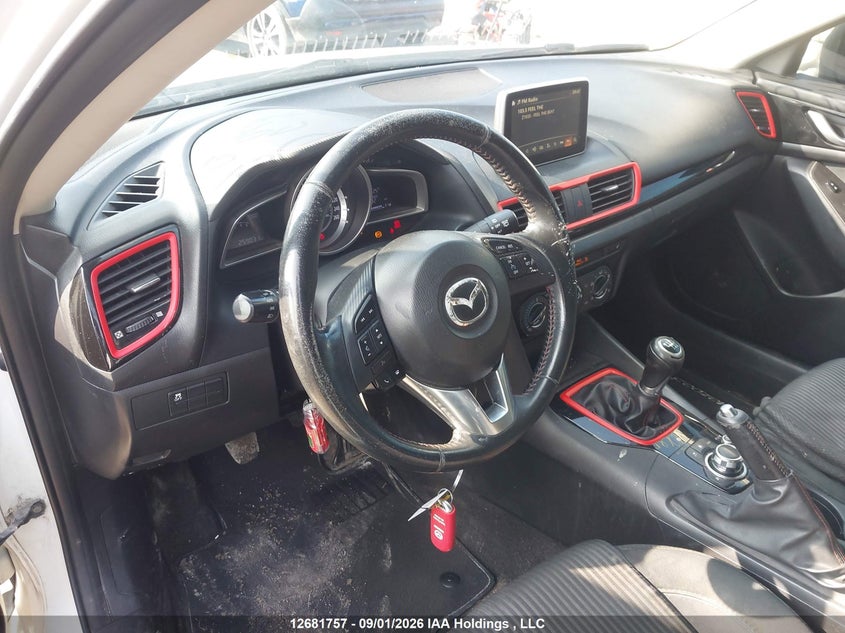 2014 MAZDA 3 SEDAN 2.0L I-4 DI, DOHC, VVT, 155HP