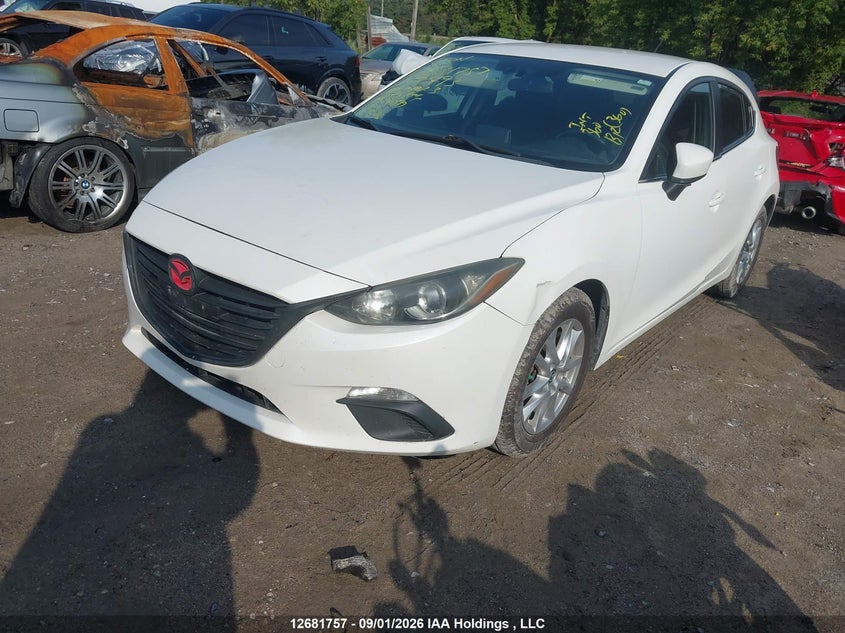 Vin: jm1bm1l77e1158493, lot: 3085899, mazda mazda3 gs-sky 20142