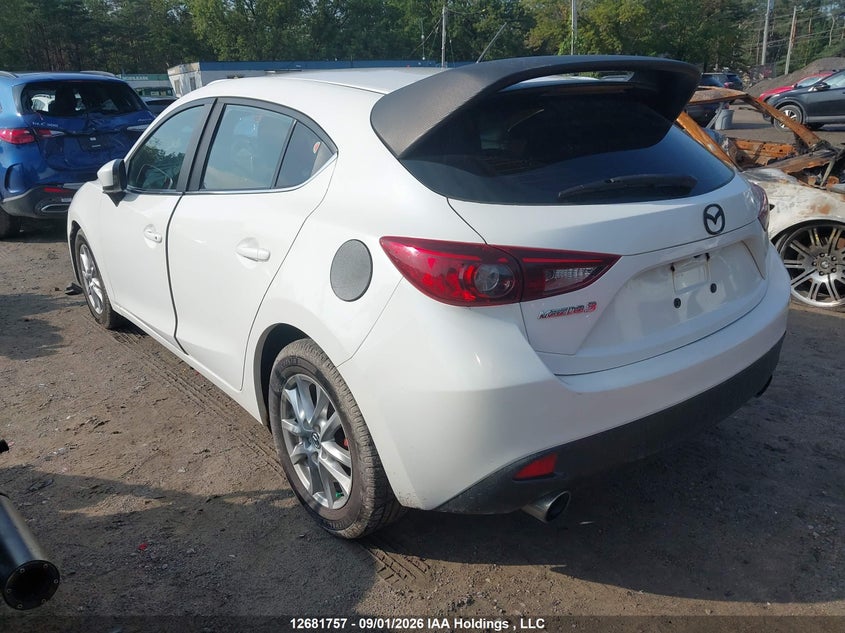 Vin: jm1bm1l77e1158493, lot: 3085899, mazda mazda3 gs-sky 20143