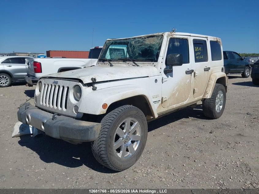 2015 Jeep Wrangler, Front, IAAI, VIN 1C4BJWEG1FL627831 — photo 2