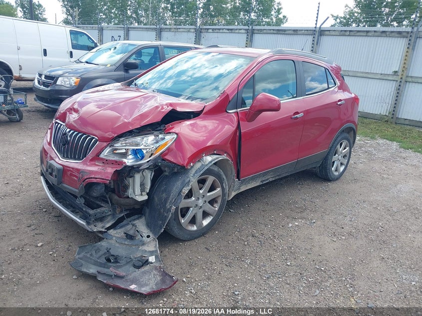 2013 Buick Encore, Удар спереди, IAAI, VIN KL4CJGSB5DB179996 — фото 2