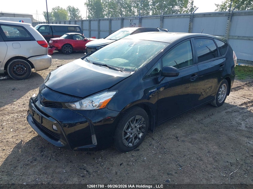 Vin: jtdzn3eu4jj075723, lot: 3085922, toyota prius v 20182