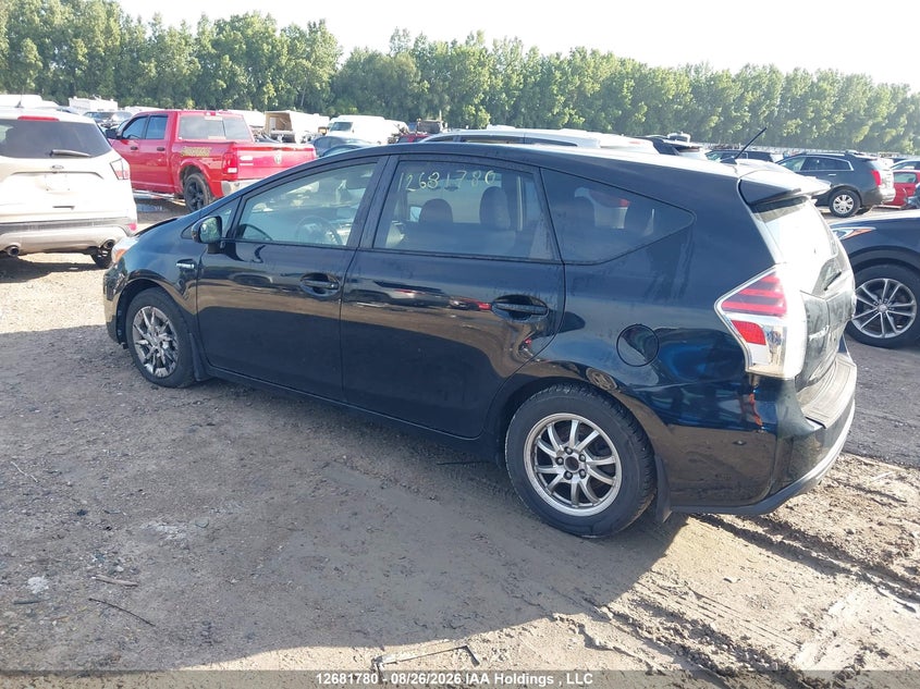 Vin: jtdzn3eu4jj075723, lot: 3085922, toyota prius v 20183