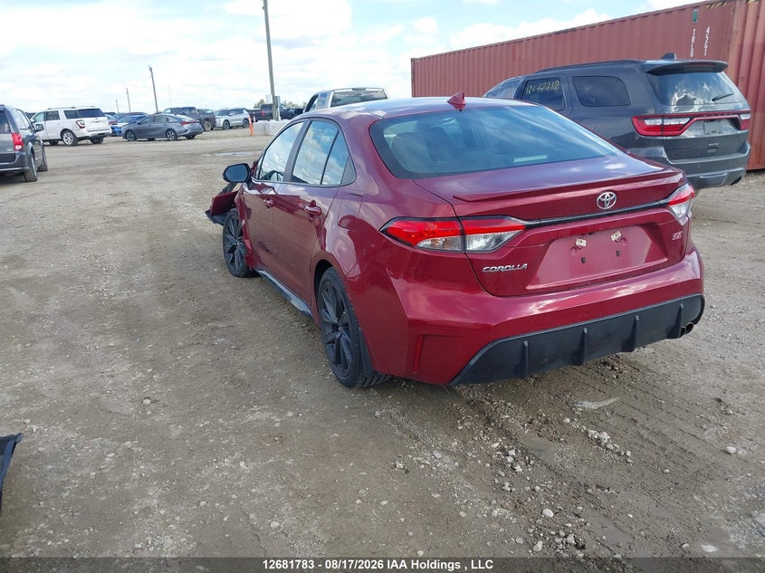 Vin: 5yfb4mbe0pp156326, lot: 3085925, toyota corolla se 20233